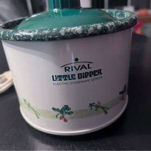 Rival Little Dipper Electric Stoneware Server - Green
